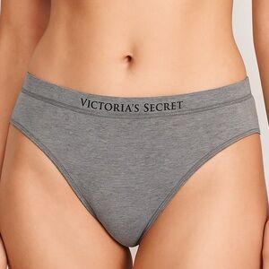 Victoria’s Secret Seamless Heather Gray Bikini Panty Large